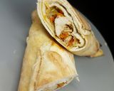 A picture of step 3 of Chicken wraps.