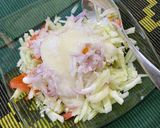 A picture of step 2 of Mayonnaise cucumber tomato salad.