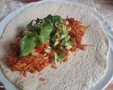 Csípős tépett csirkemell tortillába recept fázis 5 fotója