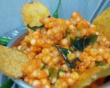 A picture of step 5 of Sabudana khichdi for fasting (soap grains polenta).