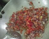 A picture of step 3 of Egg pulav.