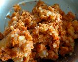 A picture of step 2 of Mirchi Bhajiya.