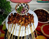 Foto langkah ke 4 dari resep Sate ayam sambel kacang.