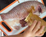 Hình bước làm 1 của món Cá mó xanh nướng than