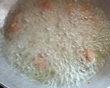A picture of step 2 of Soya chunks dry Manchurian.