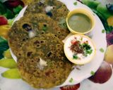 A picture of step 4 of Super healthy soft crispy spinach(palak) veggi parotha.