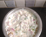 * மிக்ஸ்டு வெஜ் தஹி பச்சடி *(tayir pachadi recipe in tamil) ரெசிபி ஸ்டேப் 10 புகைப்படம்