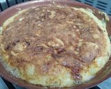 Foto del paso 5 de la receta: Tortilla de papa, rellena con cantimpalo y queso mantecoso