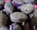 Hình bước làm 1 của món Bánh yến mạch khoai lang tím