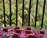 A picture of step 8 of Strawberry jello pudding.