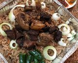Foto langkah ke 11 dari resep Nasi Kebuli Sapi rice cooker (pakai bumbu Instan).