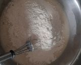 A picture of step 4 of Wheat Flour Eggless Christmas Cake.