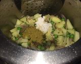 A picture of step 4 of Veg rice.