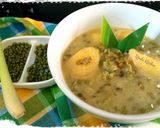 Foto langkah ke 5 dari resep Burjo Pisang (Tips spy kacang ijo cepat empuk dan lembut).