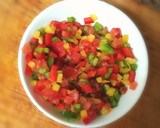 Foto del paso 4 de la receta: Yemas de Espárragos con vinagreta de pimientos
