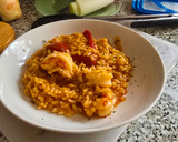 Foto del paso 11 de la receta: Arroz meloso con gambas y pimiento rojo