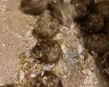 صورة لخطوة 2 من وصفة كرات اللحم بالطحينية