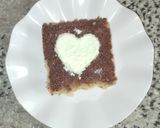 A picture of step 5 of Basbousa (بسبوسة).