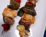 Foto del paso 9 de la receta Brocheta de merluza