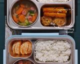 Foto langkah ke 9 dari resep Bekal Sup Sosis, Stick Keju, dan Perkedel Kentang Kornet.