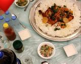 صورة لخطوة 7 من وصفة صينية الدجاج 🍗 مع الخضار 🥔🌶🥕🍅بالفرن سهله ولذيذه