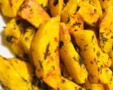 عکس مرحله 2 از دستور سيب زمينی تند (بطاطاحرة) رژيمی