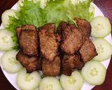 Hình bước làm 5 của món Nầm lợn nướng bằng nckd