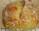 Foto langkah ke 21 dari resep Pandan Jinten Hitam Italian Herbs Cheese Sourdough Bread (Oven Tangkring).