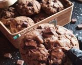 صورة لخطوة 5 من وصفة كوكيز الكاكاو و الشوكولاتة🍪🍫Cookies