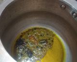 A picture of step 1 of Uttar Pradesh style bhuna gosht.