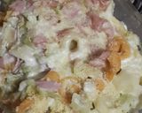 Foto del paso 4 de la receta: Fideos con crema y jamón