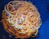 Foto del paso 11 de la receta: Tallarines a la carbonara - Tagliatelle alla carbonara-
