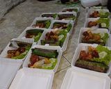 Foto langkah ke 5 dari resep Nasi Bakar isi Ikan Dencis.