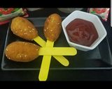 A picture of step 5 of Chicken ala kiev.