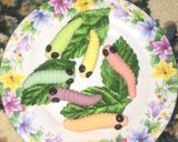 Foto langkah ke 8 dari resep Pastel Rainbow Caterpillar Cookies 🌈🐛(Cookies Ulat).
