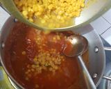 A picture of step 3 of Tadka Dal.