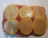 Foto del paso 7 de la receta: Milhoja de patata con jamón y foie