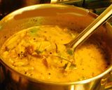 A picture of step 7 of Cluster beans koottu mixed with rice.