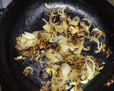 Foto del paso 2 de la receta: Fainá de paquete con cebolla caramelizada