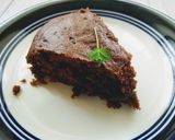 A picture of step 6 of Steamed Dark Chocolate Cake.