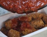 Foto langkah ke 6 dari resep Japanese Hamburg dalam Saus Tomat.
