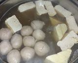 Foto langkah ke 3 dari resep Sup Bakso + Tahu.