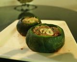 Foto del paso 6 de la receta: Zapallitos rellenos con berenjena quemada