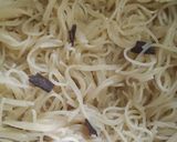 A picture of step 2 of Spaghetti meal #noodlesrecipecontest#.