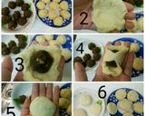 Foto langkah ke 3 dari resep Bakpia kacang ijo teflon.