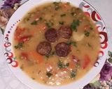 Pas rețetă Tocăniță de mazăre verde cu carnăcior și cu legume 2021 2 fotografie