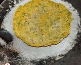 A picture of step 3 of Dill Leaves (Shepu) Millet Khakhra.