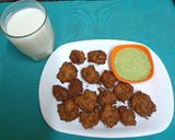 A picture of step 6 of Suran Bhajiya & Spicy Peanut - Coriander Yoghurt Dip (Vrat Special).