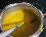 A picture of step 2 of Dal dhokli.