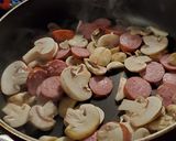 A picture of step 2 of My Skillet Sausage and Veggies.